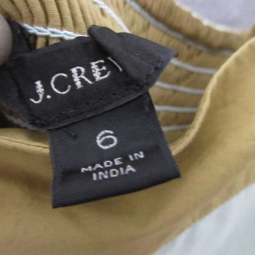 J Crew Dress Colorblock Tiered‎ Maxi Cotton Poplin Boho Flowy Pockets Statement